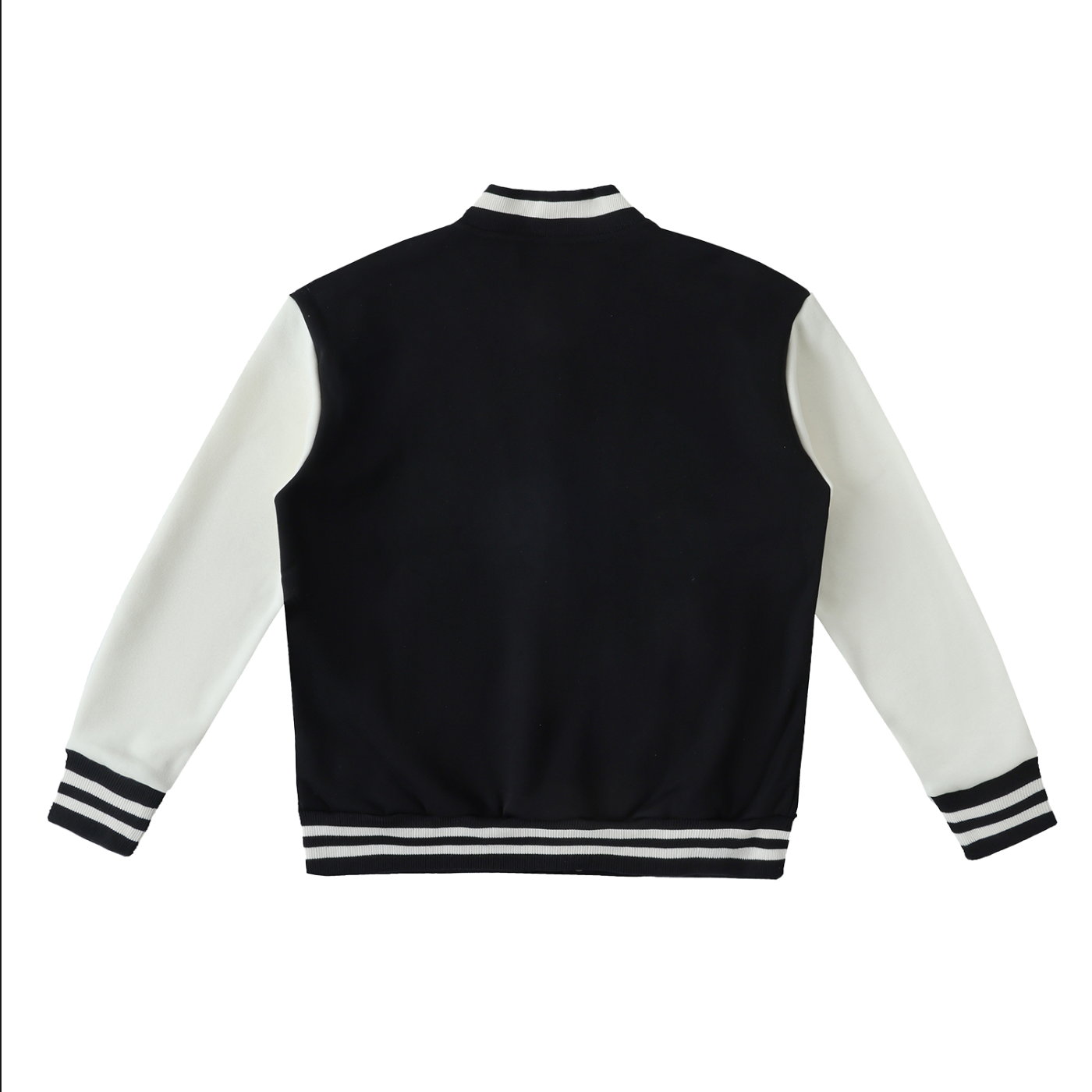 FAITH Two-Tone Fleeced Varsity Jacket