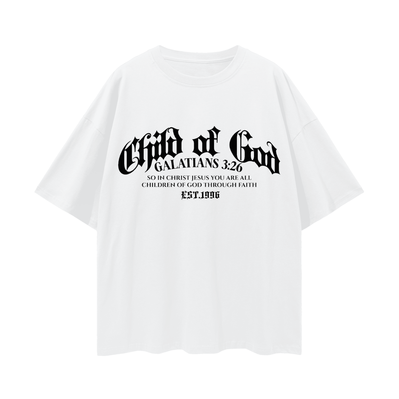 CHILD OF GOD Oversize Drop Shoulder Tee