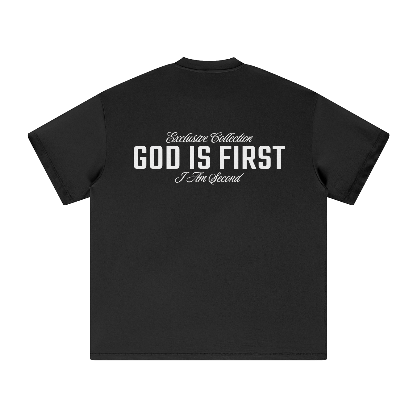 GOD IS FIRST Heavyweight T-Shirt