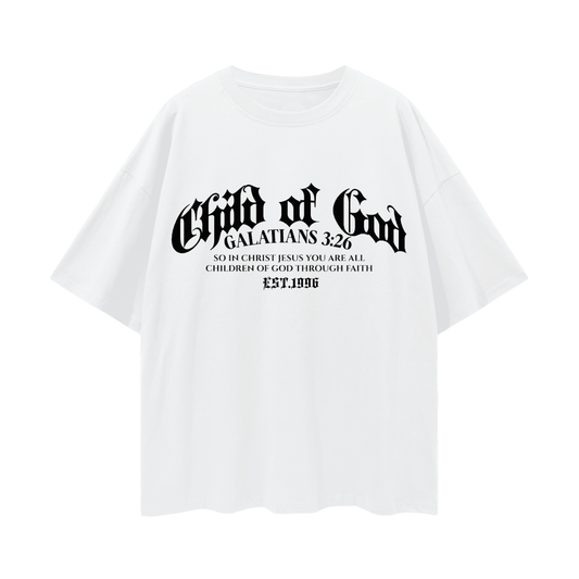 CHILD OF GOD Oversize Drop Shoulder Tee