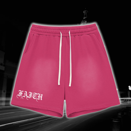 Angel Raw Edge Cotton Shorts