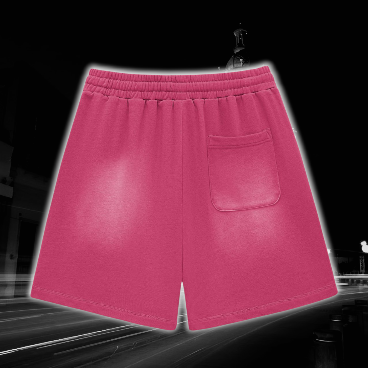 Angel Raw Edge Cotton Shorts